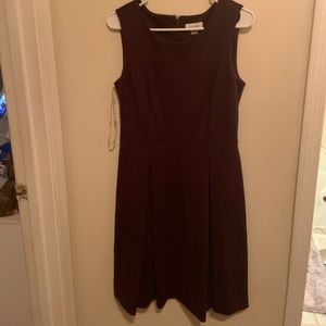 Purple Calvin Klein Sheath Dress